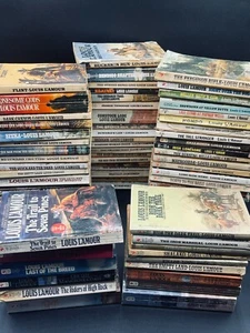 Lot of 75 Louis L'Amour Vintage Western Paperback Books *NO DUPLICATES* - Foto 1 di 16