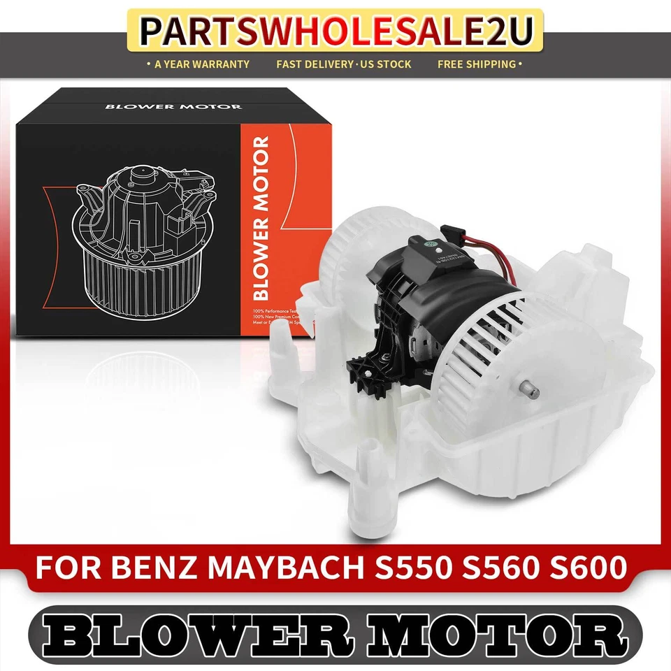 Motor soplador calentador aire acondicionado delantero para Mercedes-Benz W222 C217 S450 S550 S560 S63 AMG Foto 1 de 4