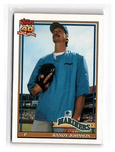 Randy Johnson Baseball #225 1991 Topps Seattle Mariners - Picture 1 of 2