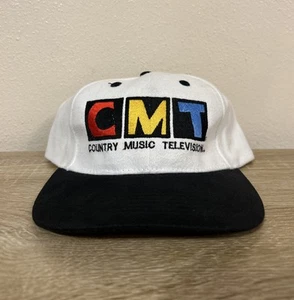 CMT Country Music Television Strapback Hat Nashville media cap Vintage - Picture 1 of 10