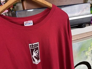 Vintage 00s Stax Records Long Sleeve Shirt - Picture 1 of 5