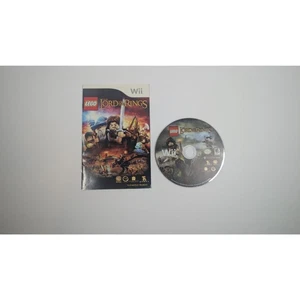 LEGO El Señor de los Anillos (Nintendo Wii, 2012) Solo disco de juego y manual - Probado - Imagen 1 de 2