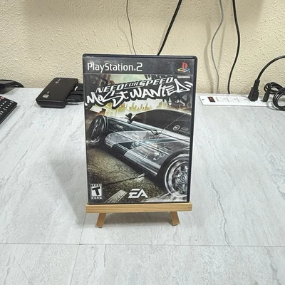 Need for Speed: Most Wanted (Sony PlayStation 2, 2005) CIB PS2 Etiqueta Negra Completa Foto 1 de 4