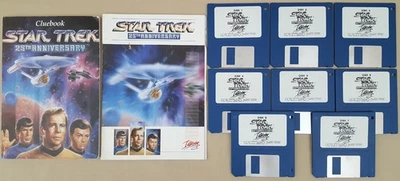 STAR TREK 25º ANIVERSARIO con CLUEBOOK ©1993 Interplay Game - Amiga 1200/4000 AGA Foto 1 de 4