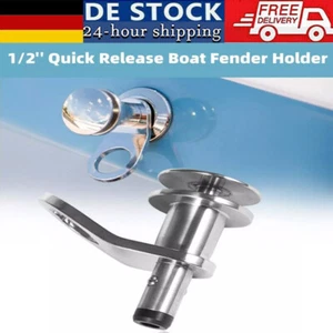 1/2'' Quick Release Boat Fender Holder Mount Cleat Hook Universal 316 Stainless - Bild 1 von 10