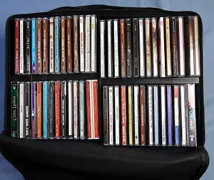 LOT59 MUSIC CDs, IN CASE-IT STORAGE TOTE EXCELLENT CONDITION - Picture 1 of 9