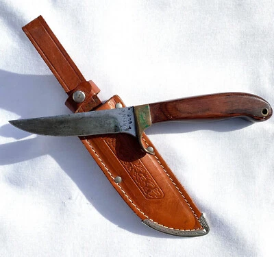 Cuchillo de caza original Olsen OK H.C. MI con funda Foto 1 de 4