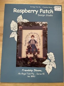 Cross Stitch Pattern Booklet: Friendship Blooms An Angel Told Me Raspberry Patch - Picture 1 of 1