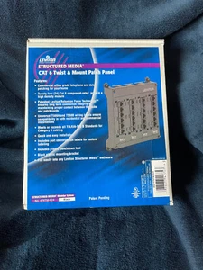 Leviton Cat6 Data Surface Mount Compact Patch Panel 24 Port - Picture 1 of 2