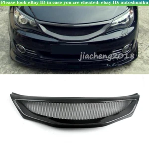 Parrilla de malla delantera de fibra de carbono para Subaru Impreza WRX STi 2008-2010 2011 - Imagen 1 de 12
