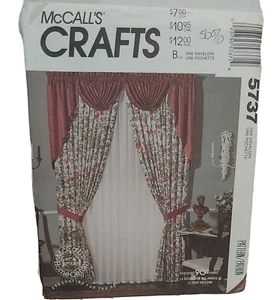 McCall's 5737 Cortinas Patrón Costura Nuevo Sobre Dañado - Imagen 1 de 3