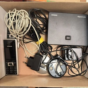 Siemens Gigaset SL555 Telefonanlage DECT mit 2 Mobilteilen - Gebraucht - Bild 1 von 2