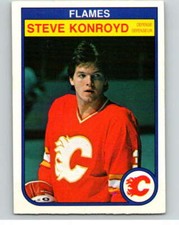 1982-83 O-Pee-Chee #48 Steve Konroyd  RC Rookie Calgary Flames V57426