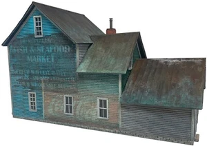 HUDSON RIVER MODEL COMPANY HO SCALE J.K. PHILLIPS FISH & SEAFOOD FULLY BUILT - Picture 1 of 3