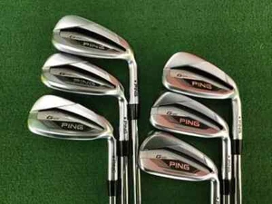PING G425 Ironset 6-9+U,W 6-piece RH Black dot DynamicGold Steel Flex S200 - Picture 1 of 5