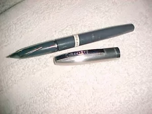 NEW OLD STOCK - SHEAFFER 500 vintage PEN - INLAID NIB - GRAY & CHROME - Picture 1 of 7