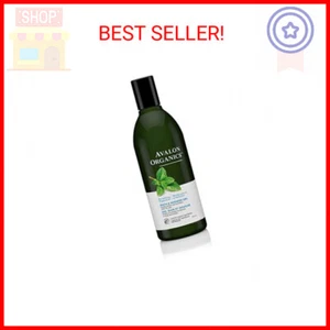 Avalon Organics Bath & Shower Gel Revitalizing Peppermint, 12 oz - Picture 1 of 2
