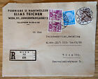 Mischfrankatur 1938 , Reko  ( Briefvorderseite )