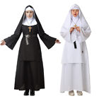 Women's Nun Dress Costume For Halloween Roleplay Cosplay Party Traditional