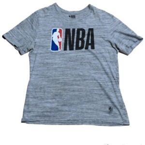 NBA  T-shirt Medium  Cotton Blend Heather Gray Athletic
