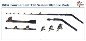 FLK Connect IGFA Bent Butt Tournament 130 Series Offshore Rods - Picture 1 of 1