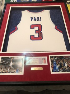 chris paul autographed basketball