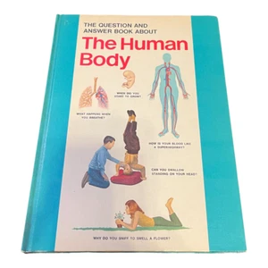 QUESTION AND ANSWER BOOK ABOUT THE HUMAN BODY By A. Mcgovern Vintage Hardcover - Imagen 1 de 10
