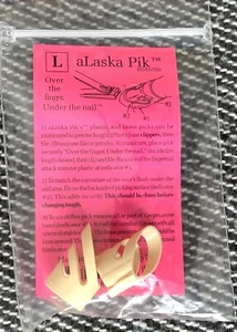 aLaska Pik PK40-L Large Plastic Fingerpicks New! Made in USA - Picture 1 of 1