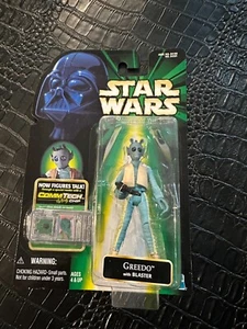 Star Wars POTF Greedo con chip Blaster CommTech 1999 (MIP) s13 - Imagen 1 de 1