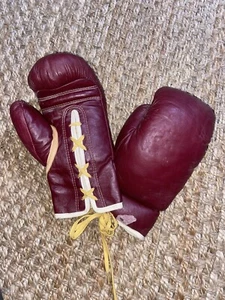 Vintage Boxing Gloves Golden Gloves Stamped USMC AAU Marine Corps Rare - Picture 1 of 6