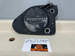 Vintage Husqvarna 1972 OEM Clutch Cover Nice Condition - Used - Picture 1 of 13