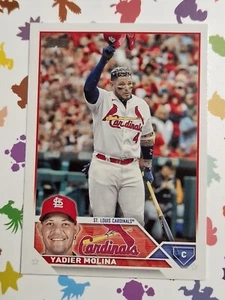 Yadier Molina 2023 Topps Series One Baseball No. 4 pack fresh - Picture 1 of 2