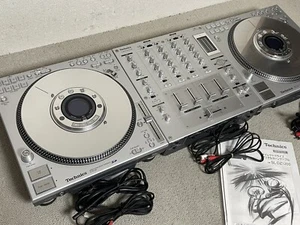 Technics SL-DZ1200 Paar & SH-MZ1200 Silber Digital DJ Plattenspieler System 3er Set - Bild 1 von 24
