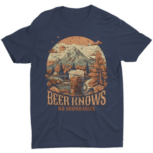 Oktoberfest Beer Lover T-Shirt Village Landscape Vintage Men Graphic Cotton Tee