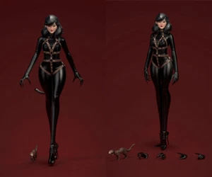 Underverse MODERN GALS DOM DOM Coleccionables Limitados Figura de Acción Nuevo Stock - Imagen 1 de 11