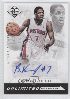2012 Limited Unlimited Potential Signatures /199 Brandon Knight Rookie Auto RC - Image 1 of 2