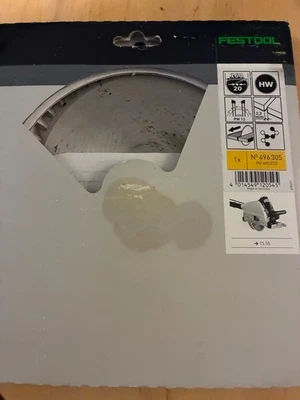 Festool Saw Blade 496305   new in box - Image 1 of 2
