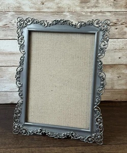 Malden Designs Floral Pewter 5 x 7”Photo Frame Silver - Picture 1 of 7