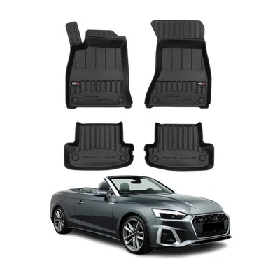 OMAC Premium Floor Mats for Audi A5 Coupe Cabrio 2018-2024 Waterproof Heavy Duty - Image 1 of 4