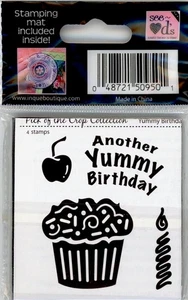 Vintage See d's Lil's Briefmarken selbstklebend - lecker B-Day (2,75 Zoll x 3 Zoll) - Bild 1 von 2