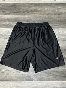 Vintage Y2K Athletic Works Dazzle Shimmer Silky Blue Basketball Gym Shorts M - Bild 1 von 7