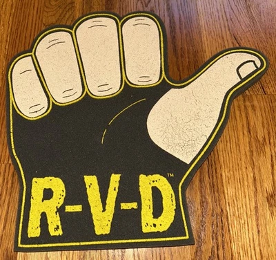 WWE WWF ECW Rob Van Dam RVD Espuma Mano Dedo Todo F'N Show Mr. Monday Night PPV Foto 1 de 4