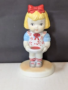 Figurina bambina ceramica Campbell Soup Kids 4 1/4" vintage 1993 - Foto 1 di 6