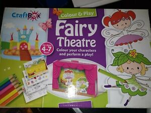 198 NEW MAKE YOUR OWN FAIRY THEATRE GIFT SET/ FAIRY CRAFT BOX/ COLOUR & STICKERS