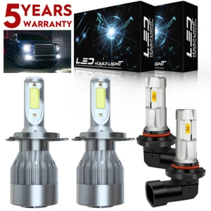 For Toyota Tacoma 2005-2011 4Pcs Combo 6000K LED Headlight+Fog Light Bulbs Kit - Bild 1 von 16
