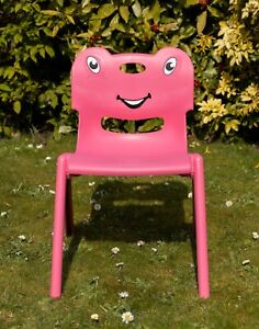 Plastic Kids Chairs Indoor Outdoor Garden Stackable Toddler Children Chair NEW