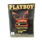 Playboy Magazine January 1994 40Th Anniversary Anna Marie Goddard David Letterma