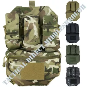 PANEL DE ASALTO TÁCTICO AIRSOFT PLACA PORTADORA SISTEMA DE MOLDES BOLSAS DE MUNICIÓN CORREA - Imagen 1 de 11