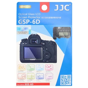 JJC 9H HD Optical Tempered Glass LCD Screen Protector for Canon EOS 6D Camera - Picture 1 of 12