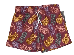 Art Class Boys S (6/7) Mid-Thigh Length Drawstring UPF 50+ Pull-On Swim Trunks - Picture 1 of 9